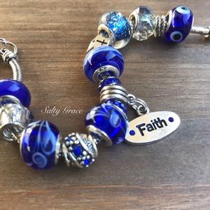 Faith charm bracelet
